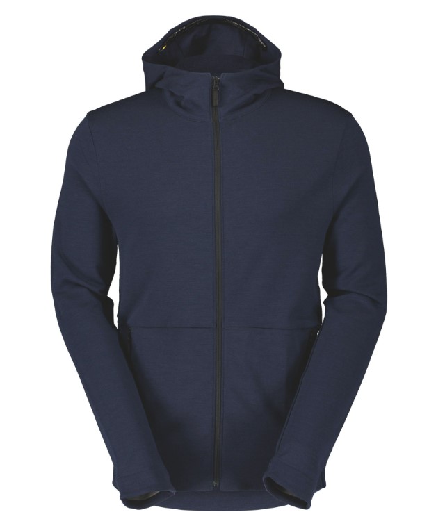 Scott Commuter Merino Hoody Herren Dark Blue