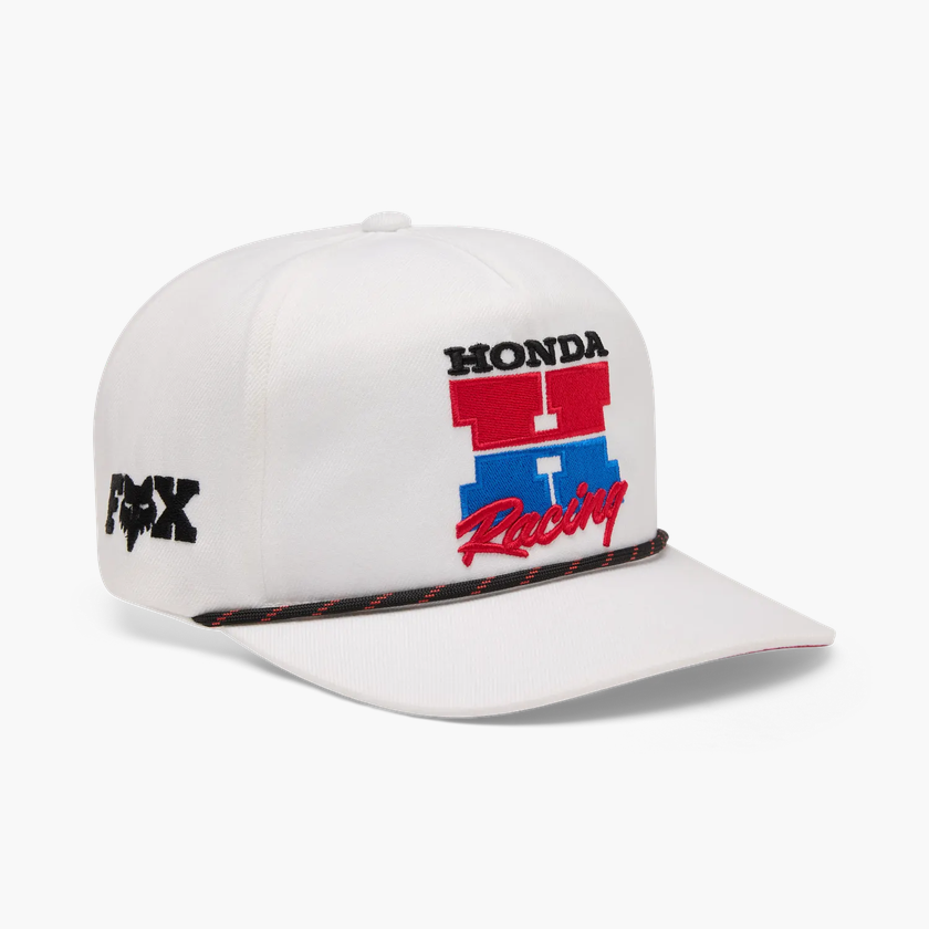Fox Honda Snapback Cap White