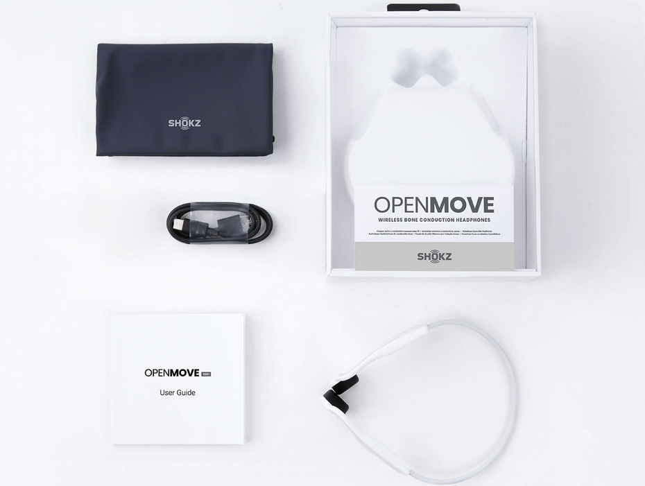 Shokz OpenMove White, white, unis