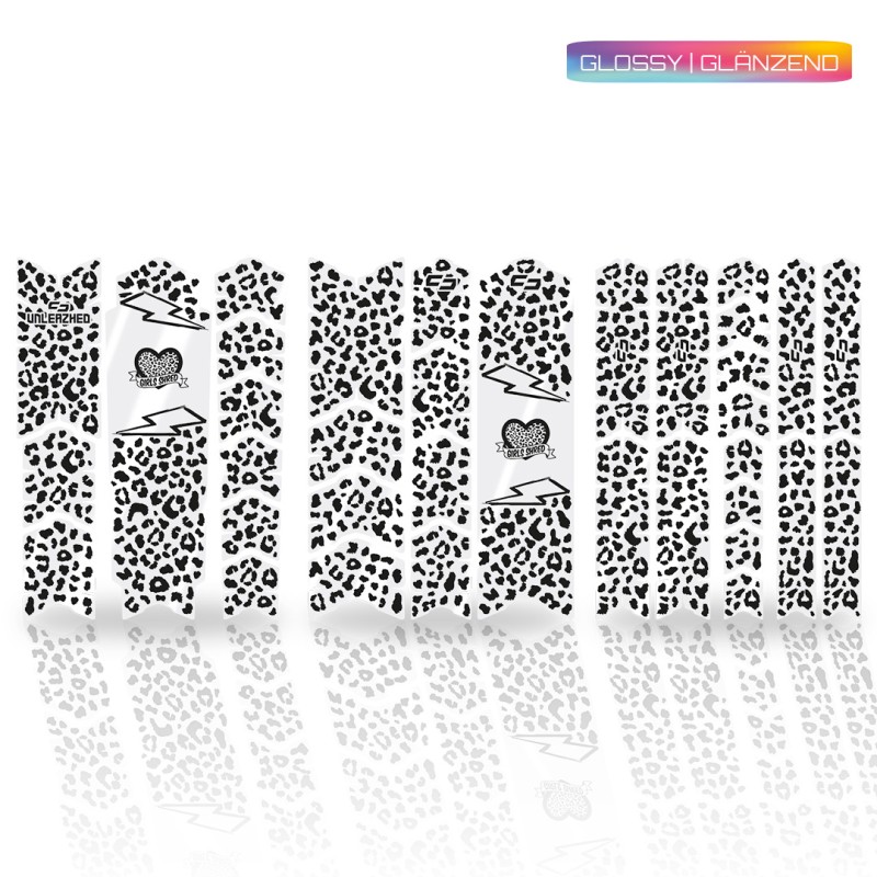 unleazhed frame girls shred black glossy XXL