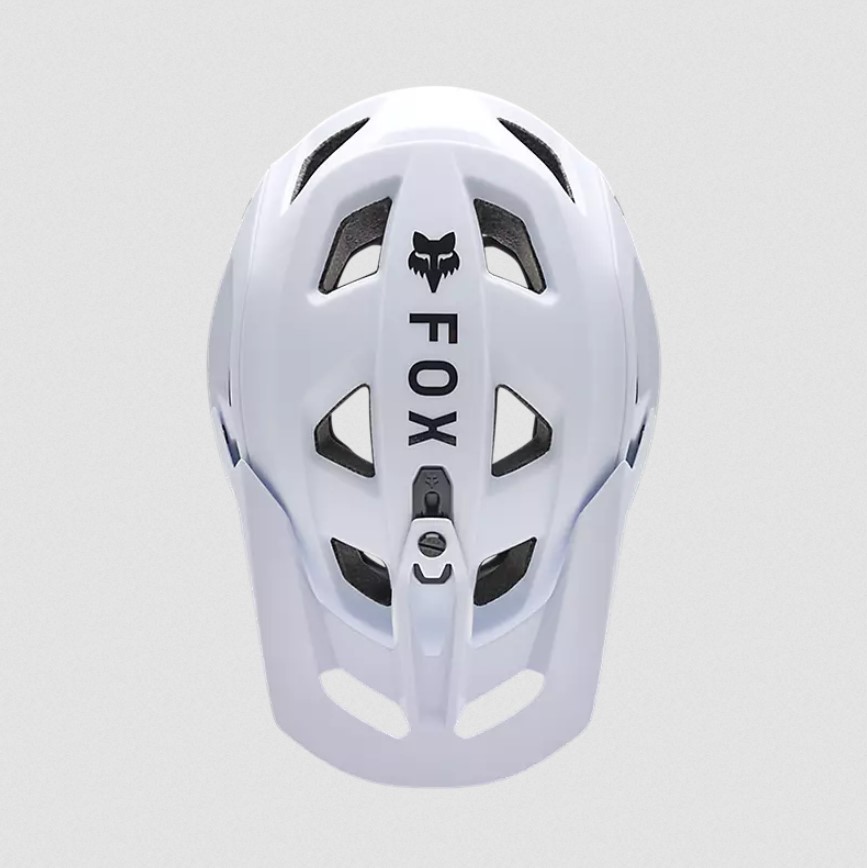 Fox Speedframe Solid Helm Weiß