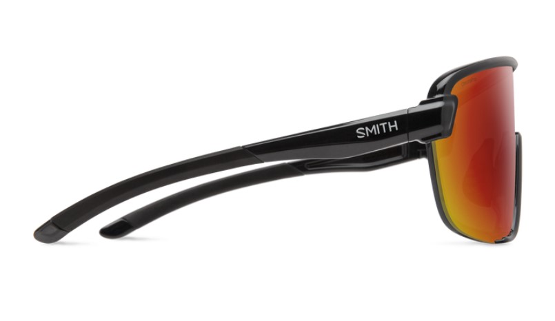 Smith Bobcat Black ChromaPop Red Mirror