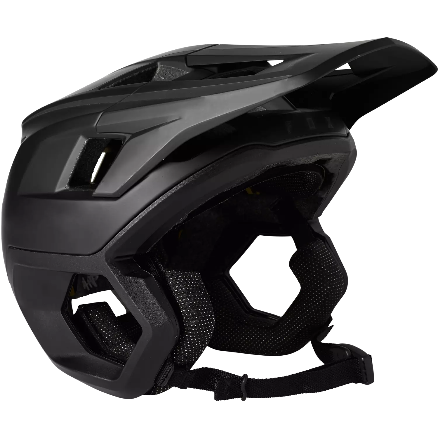 Fox Dropframe Pro Helm Schwarz Matt