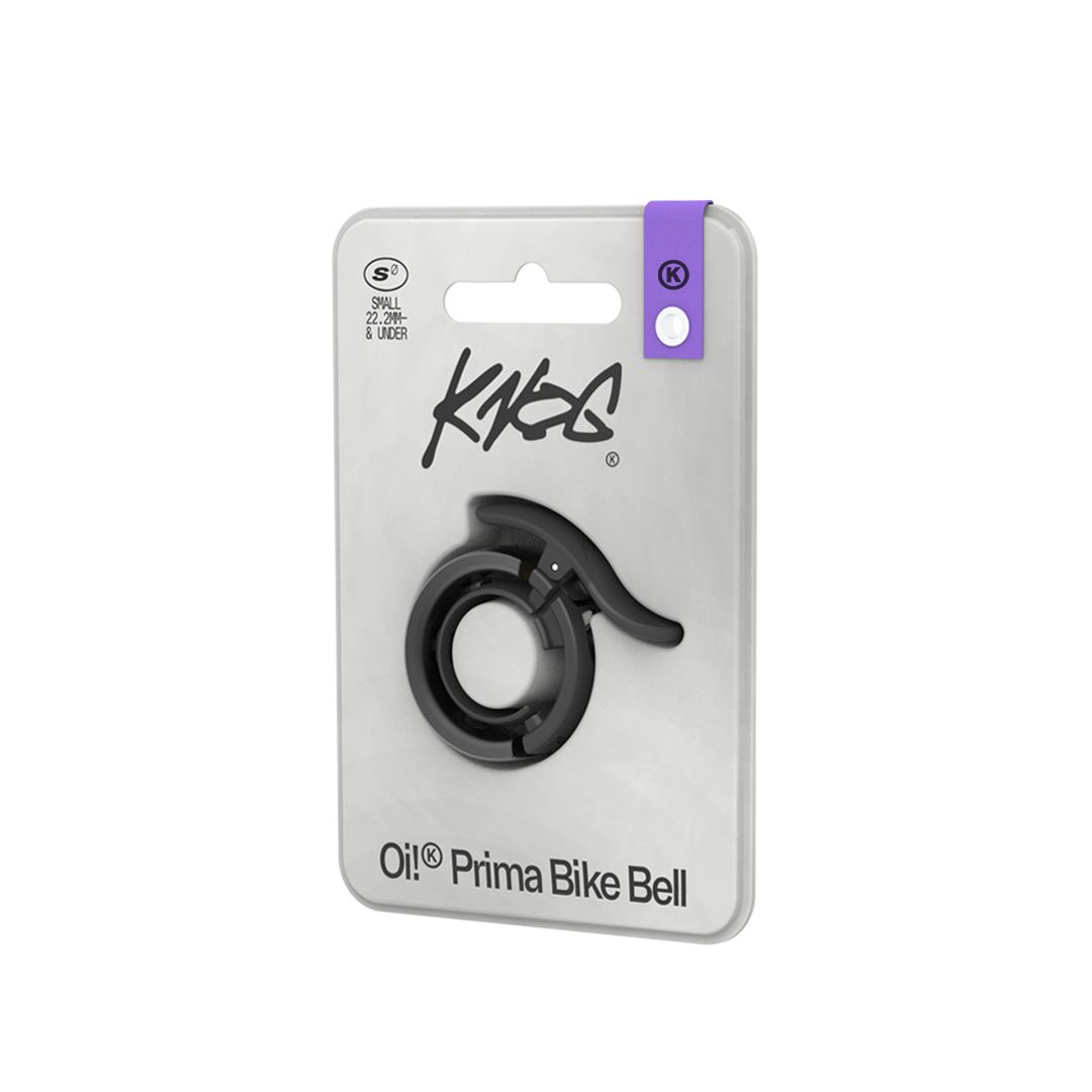Knog Oi Prima Small Fahrradklingel Schwarz