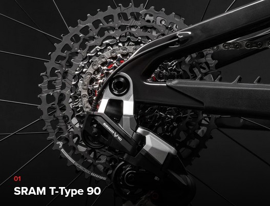 Santa Cruz Bronson 5 C MX 90 Gloss Carbon