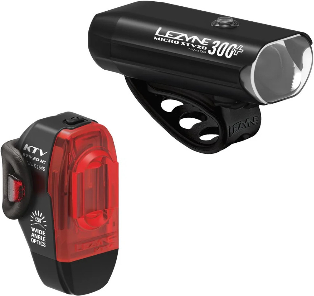 Lezyne Beleuchtungsset Micro STVZO 300+ / KTV