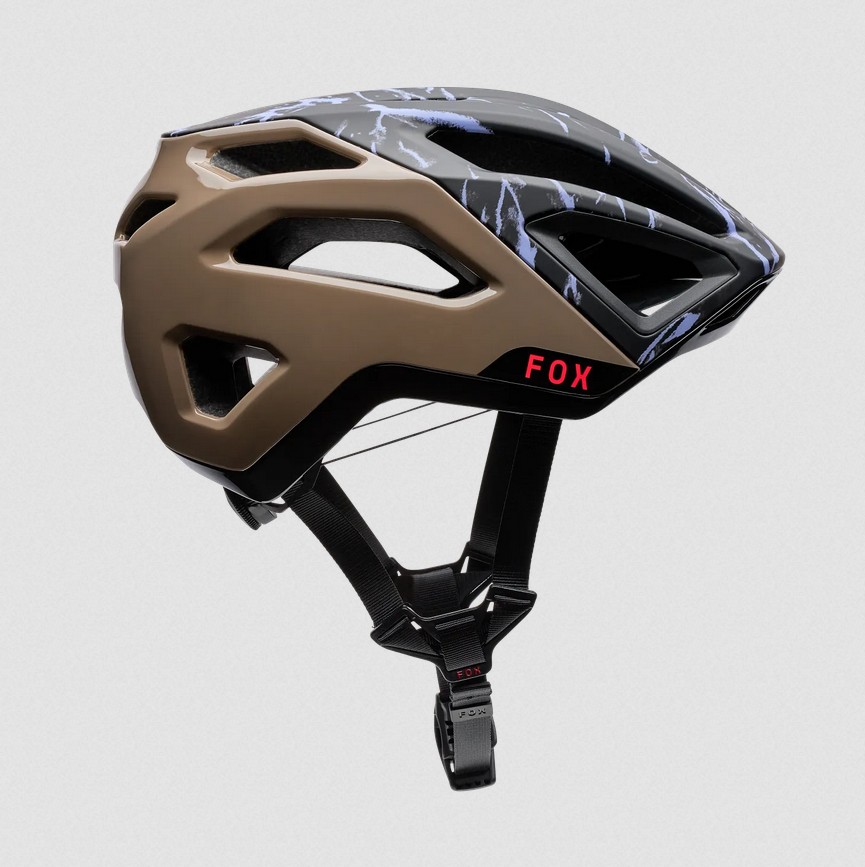 Fox Crossframe Pro Quest Helm Muskatnussbraun