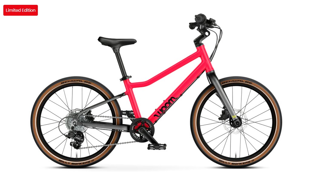 Woom EXPLORE 4 neon pink Limited Edition