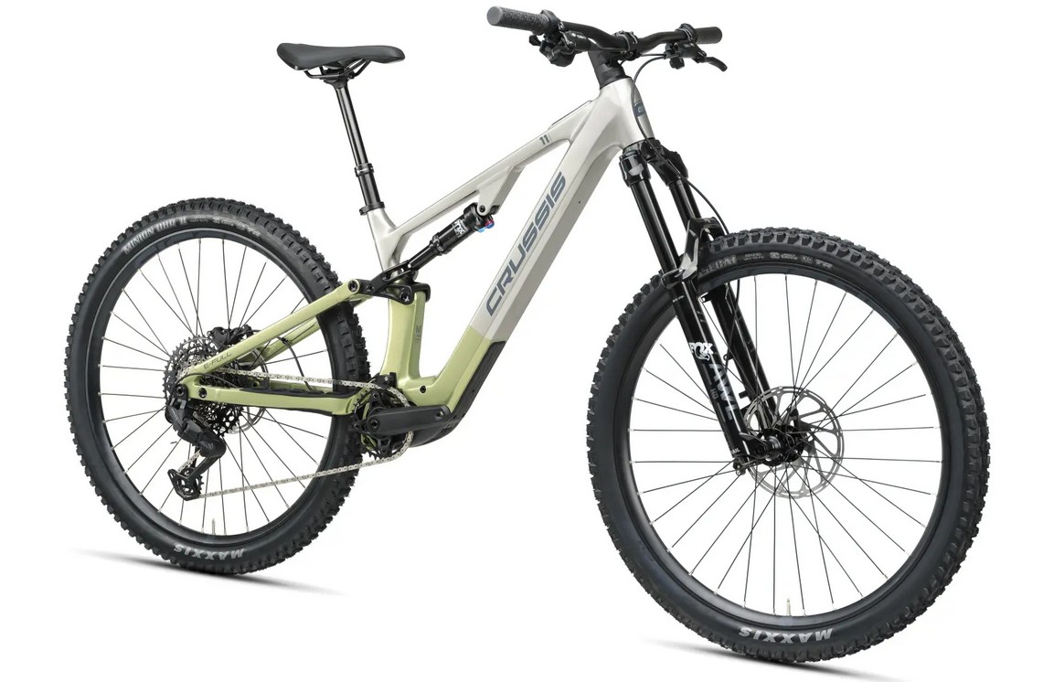 Crussis e-Full 11.11 800 Wh Avinox M2S Silber Grün