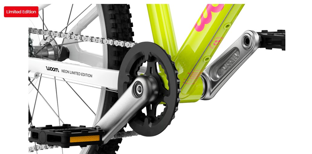 Woom GO 4 neon lime Limited Edition