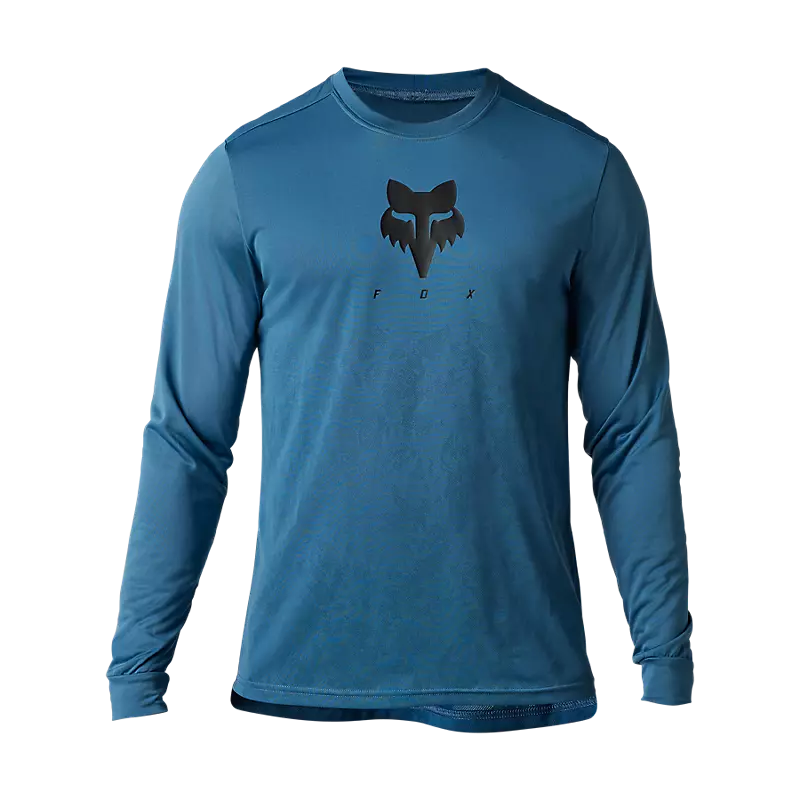 Fox Ranger Langärmliges Jersey Ranger TruDri® Blau