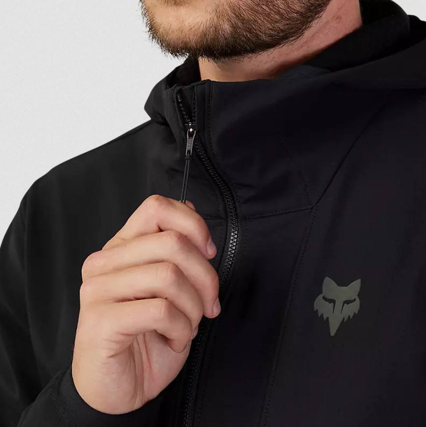 Fox Kapuzenjacke Hoodie Ranger Fire Schwarz