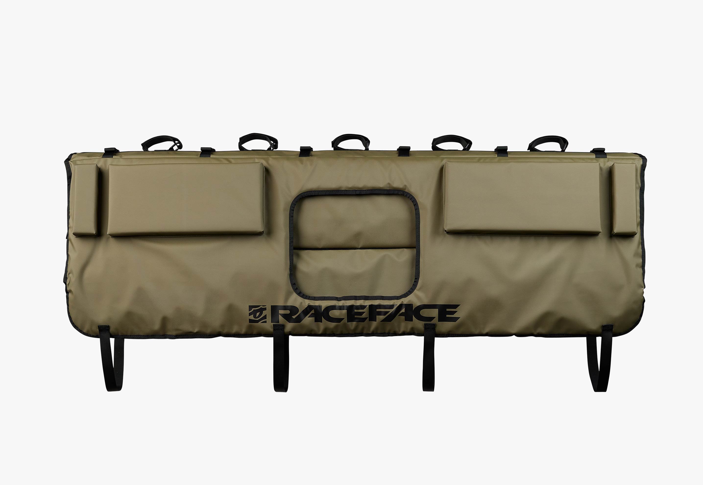 RaceFace T2 Tailgate Pad Pickup Matte Mid olivgrün