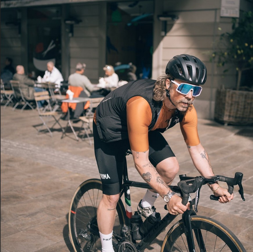 CHPO Henrik White Blue Mirror Fahrradbrille