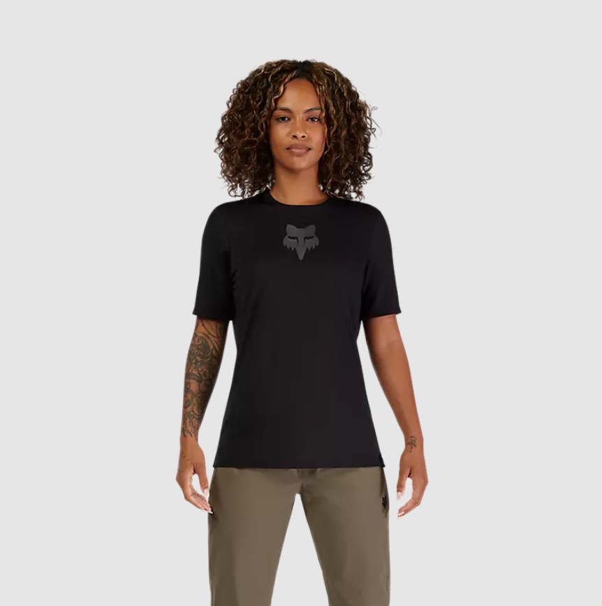 Fox Damen Ranger Fox Head Trikot Schwarz