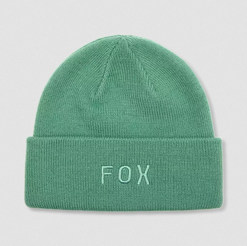 Fox Mütze Beanie Wordmark Tannengrün