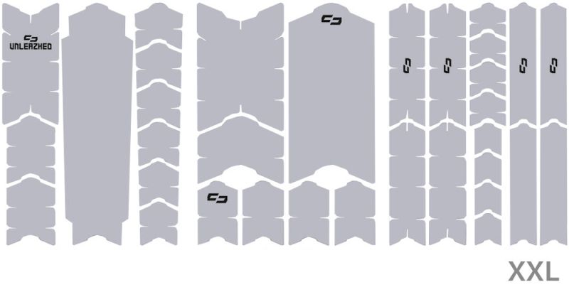 unleazhed e-frame clear glossy XXL