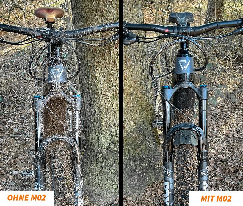 Unleazhed M02 Mudgard Schutzblech Vorderrad MTB