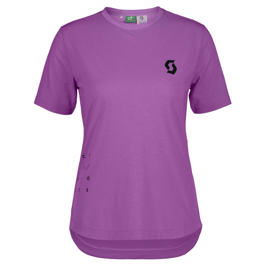 Scott Trail Vertic DRI Kurzarmshirt Liquid Purple