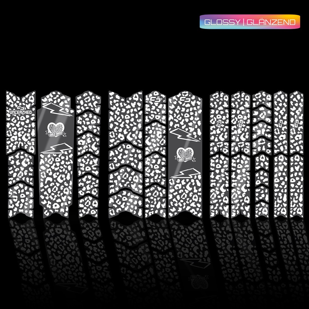 unleazhed frame girls shred white glossy XXL