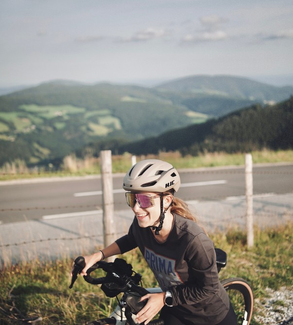 CHPO Henrik Grey Pink Photochromic Fahrradbrille