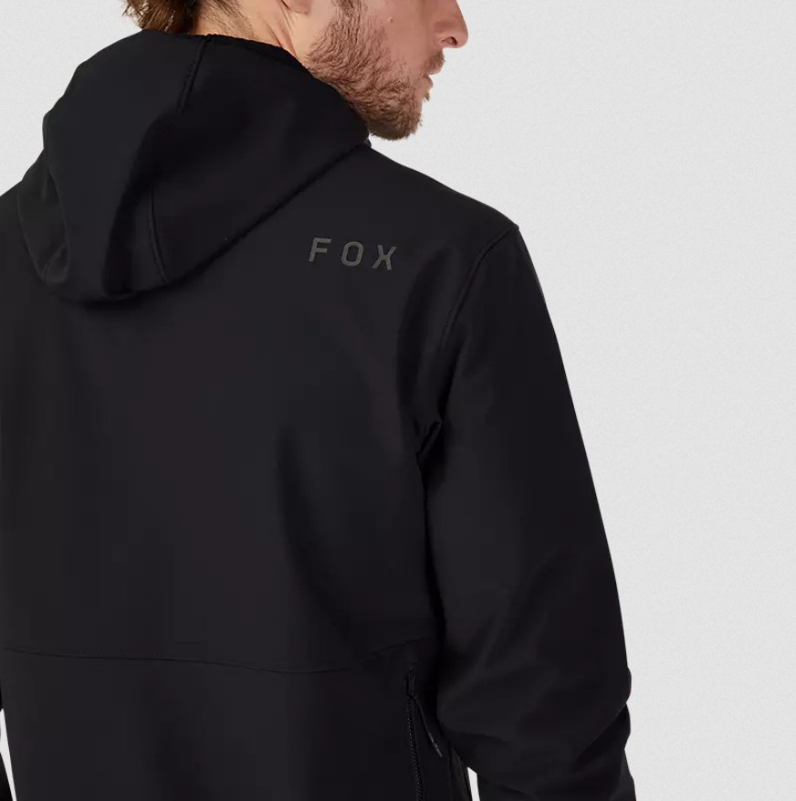 Fox Kapuzenjacke Hoodie Ranger Fire Schwarz