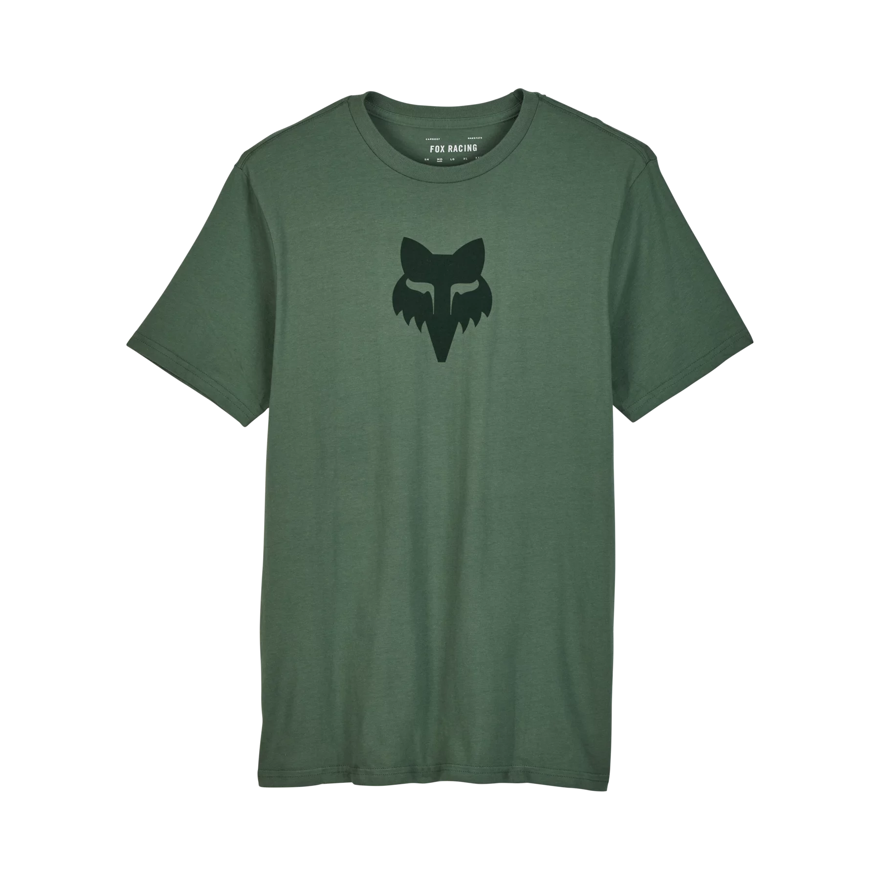 Fox Premium-T-Shirt Fox Head Jägergrün