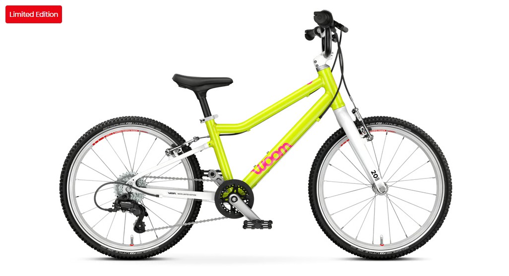 Woom GO 4 neon lime Limited Edition