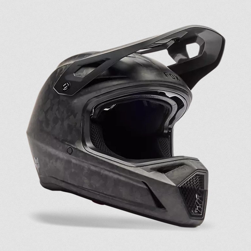 Fox Rampage RS Carbon Helm Matt Schwarz