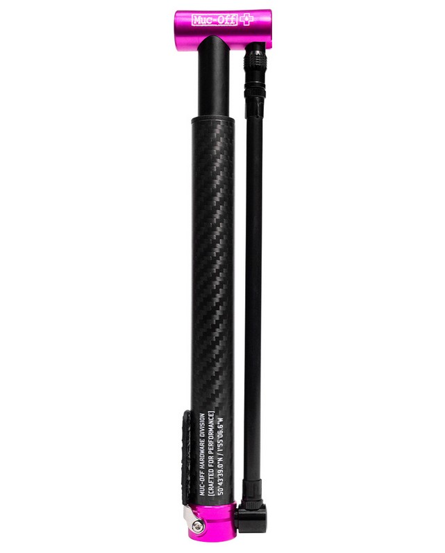 Muc Off AirMach Carbon Fahrradpumpe Black/Pink