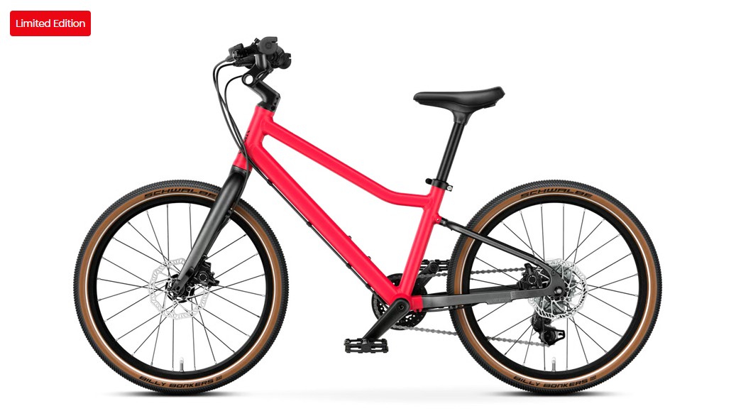 Woom EXPLORE 4 neon pink Limited Edition