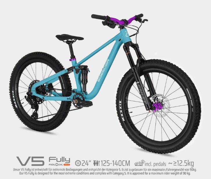 SQEEDER V5 Fully Matt Hellblau
