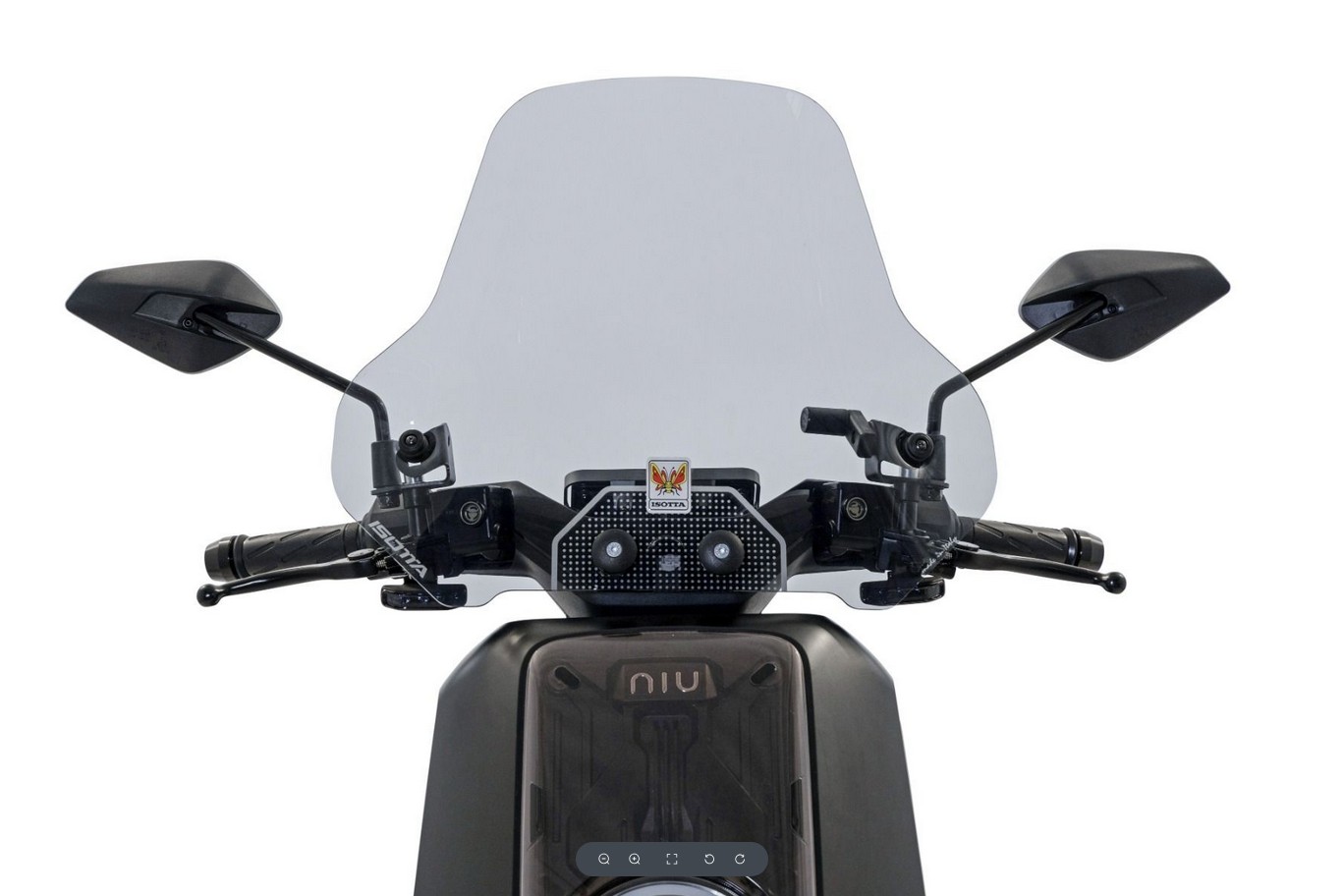 NIU Short Windshield von Isotta NQiX Serie Getönt