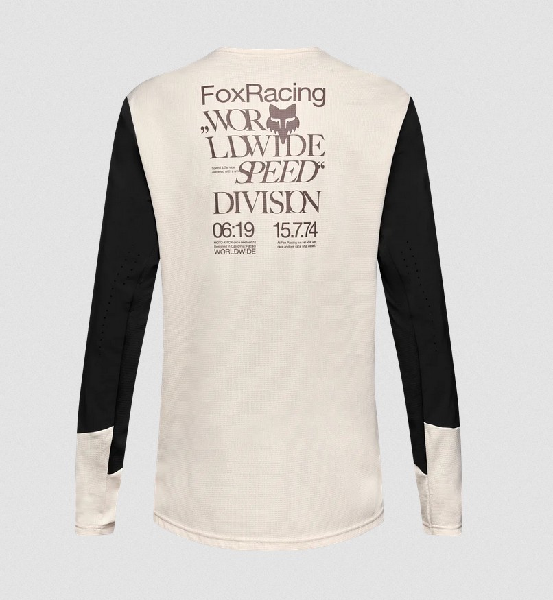 Fox Defend Park SE Langarmtrikot Kreideweiß