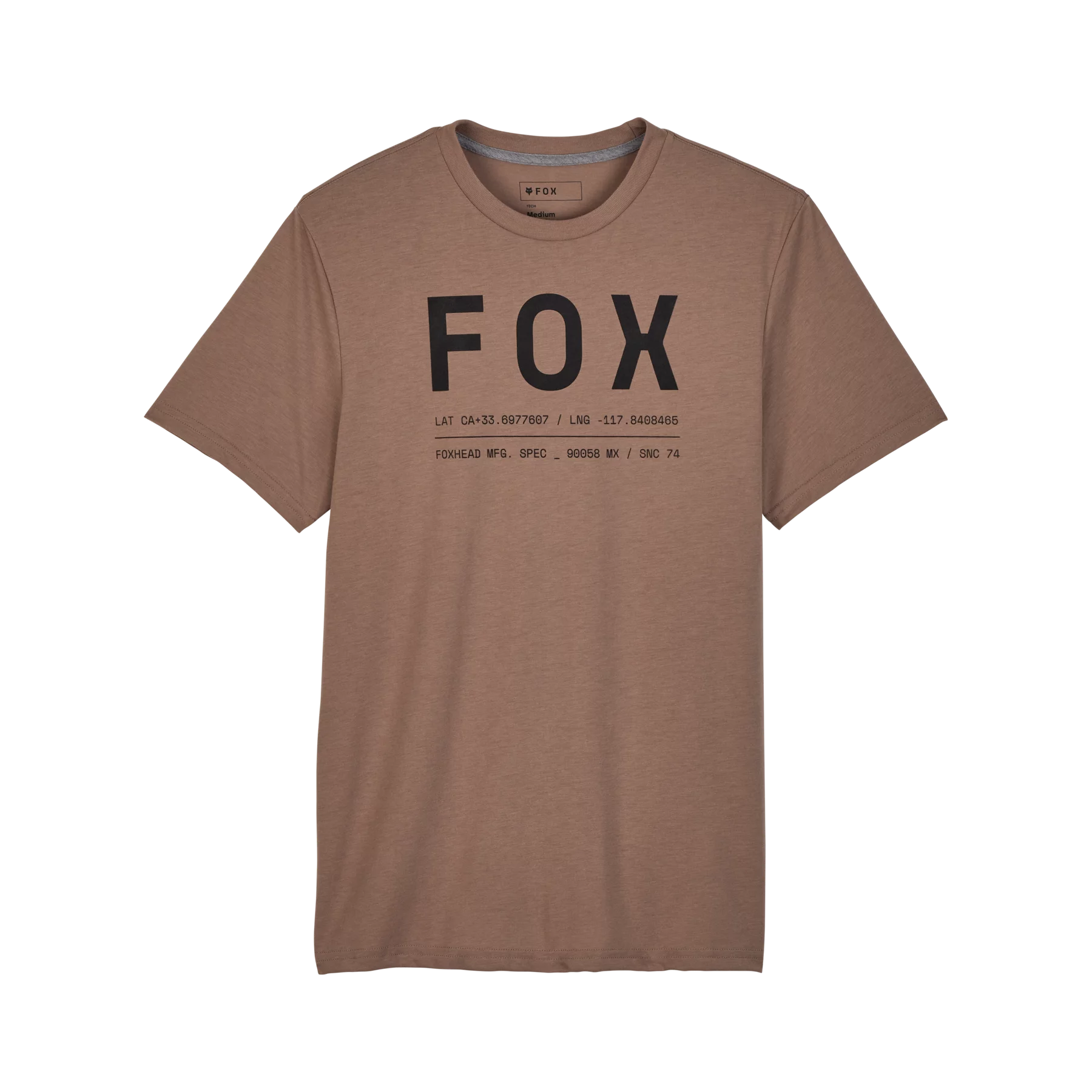 Fox Funktions-T-Shirt Non Stop Chai-Braun