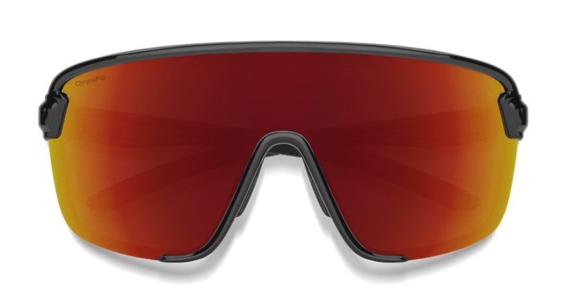 Smith Bobcat Black ChromaPop Red Mirror