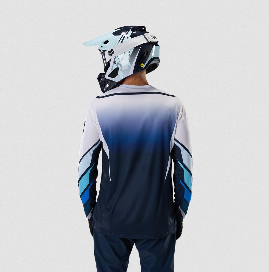 Fox Ranger Langarm Jersey Foundry Mitternachtsblau