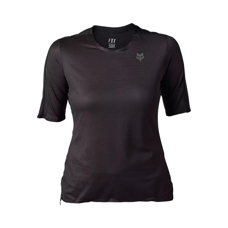 Fox Kurz Jersey Flexair Ascent Damen Schwarz