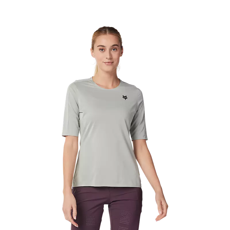 Fox Jersey Flexair Ascent Damen Grau Weinlese