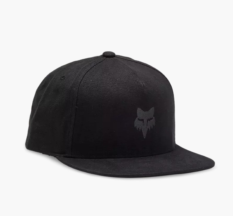 Fox Snapback Kappe Fox Head Schwarz Kohlegrau