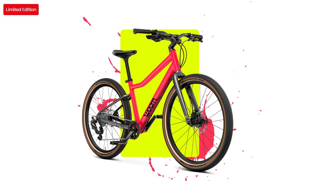 Woom EXPLORE 5 neon pink Limited Edition