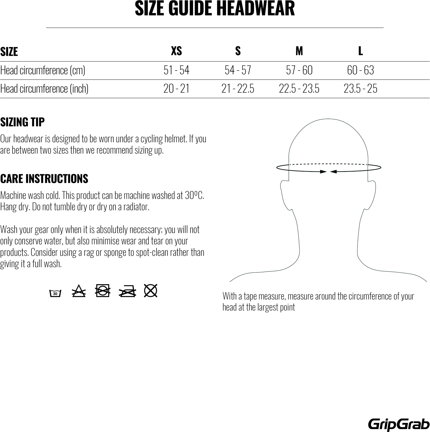 GripGrab Thermo Winter Balaclava schwarz