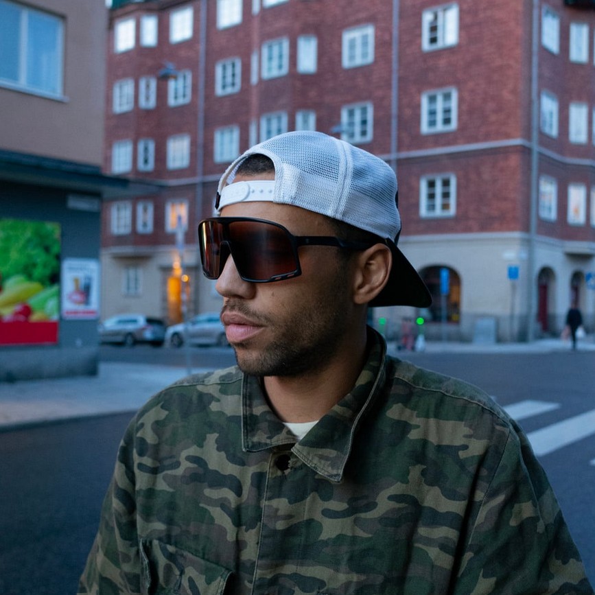 CHPO Henrik Black Amber Fahrradbrille