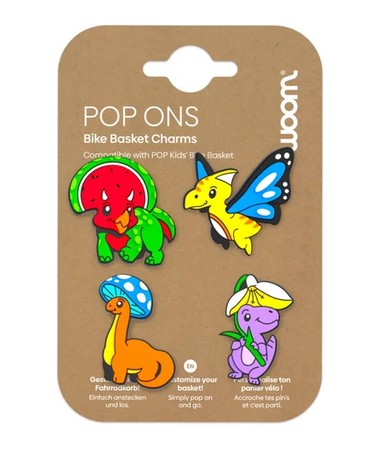 Woom POP ONS Fahrradkorb-Anstecker Florassic Park