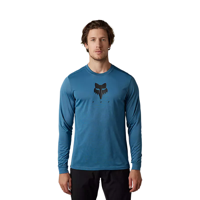 Fox Ranger Langärmliges Jersey Ranger TruDri® Blau