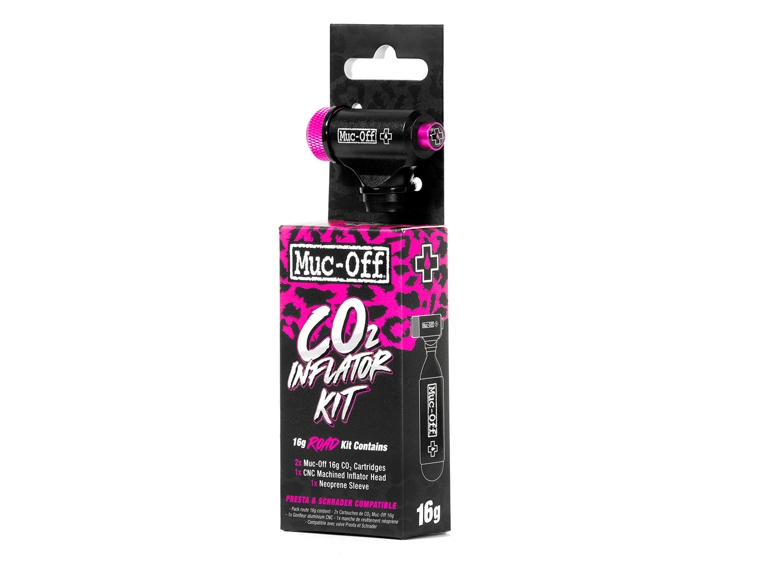 Muc Off Road Inflator Co2 Kit Pink