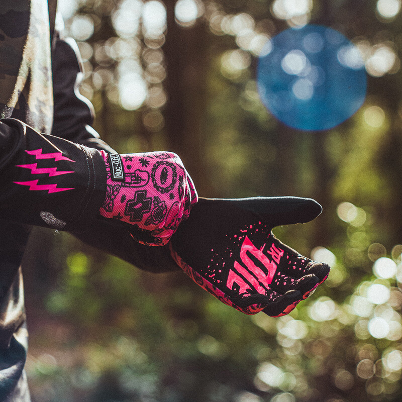 Muc Off Summer Lightweight Mesh Rider Gloves pink