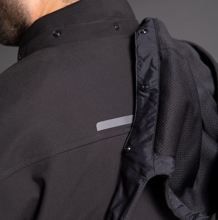 LS2 Bolton Roller Motorrad Jacke Schwarz