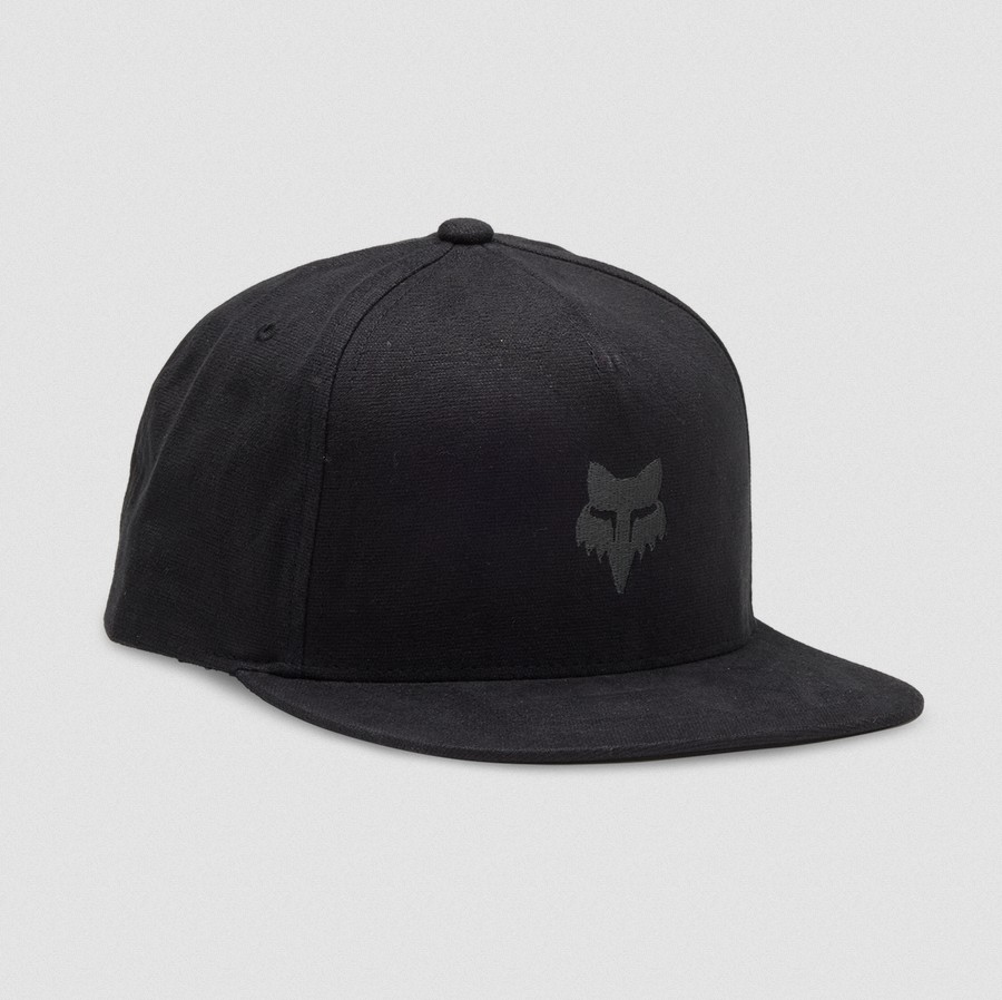 Fox Snapback-Kappe Fox Head Schwarz