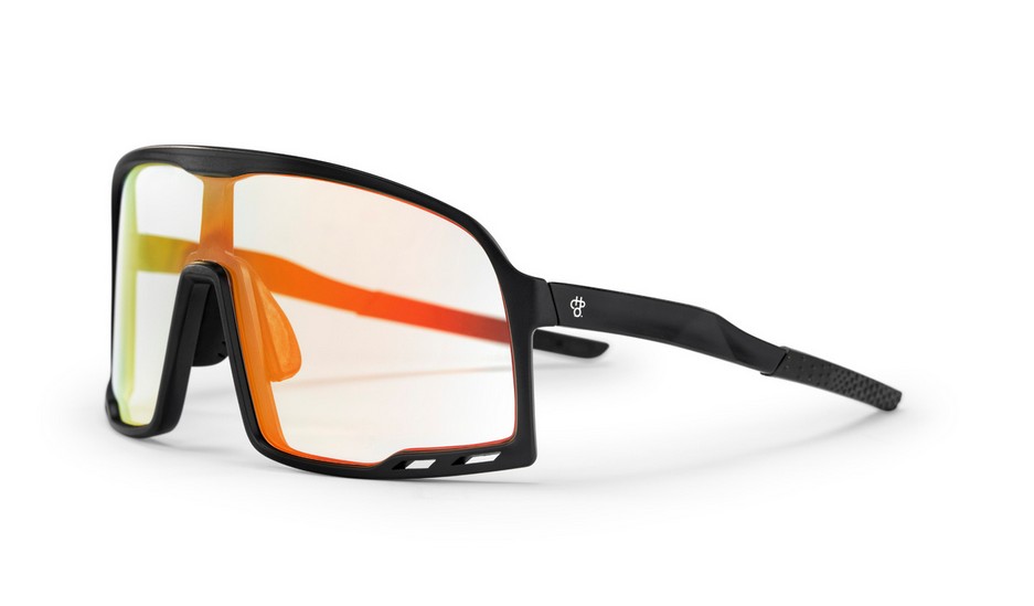 CHPO Henrik Black Red Photochromic Fahrradbrille